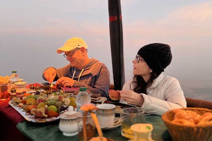 Royal hot air balloon flight in Marrakech